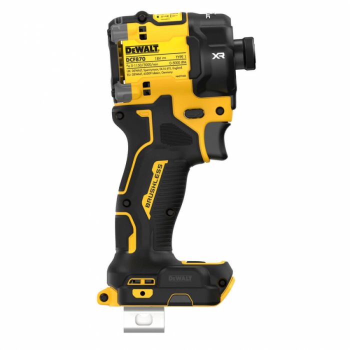 Шурупокрут ударний гідравлічний акумуляторний безщітковий DeWALT DCF870NT