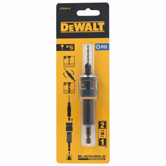 Швидкозмінний вузол системи свердління FLIP&DRIVE №6 DeWALT DT70786