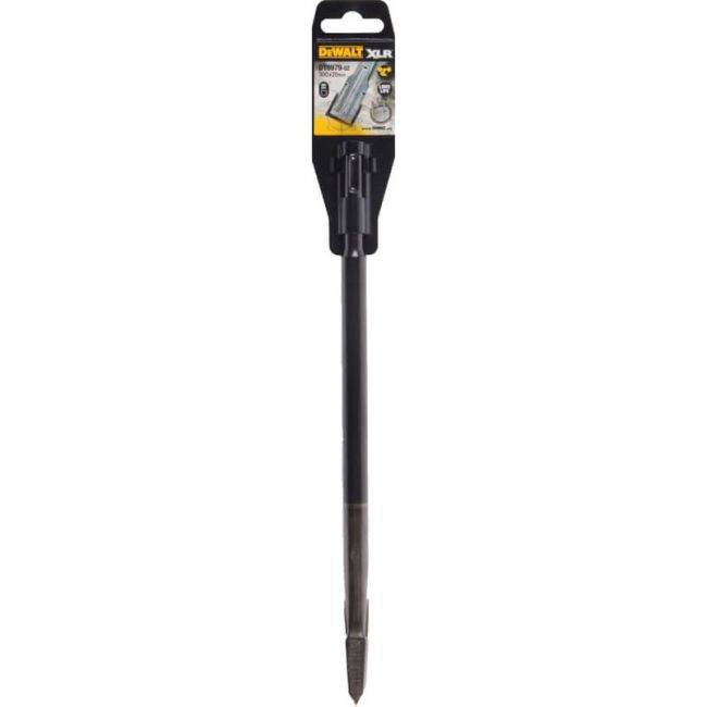 Зубило SDS-Plus, XLR плоске, довжина – 300 мм, ширина – 25 мм, DeWALT DT6979